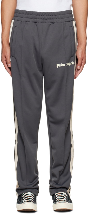 Photo: Palm Angels Gray Classic Lounge Pants