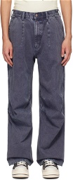 R13 Indigo Glen Carpenter Jeans