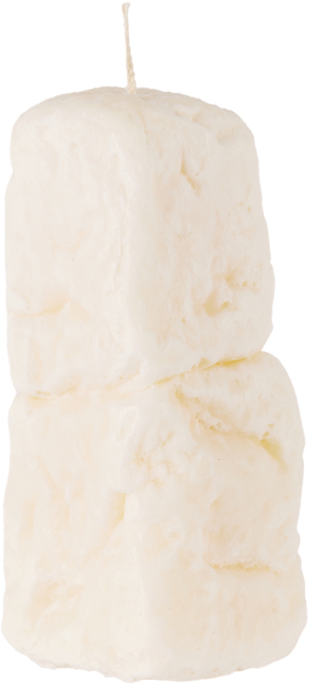 Satta White Small Rock Candle