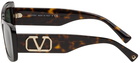 Valentino Garavani Tortoiseshell Square Sunglasses