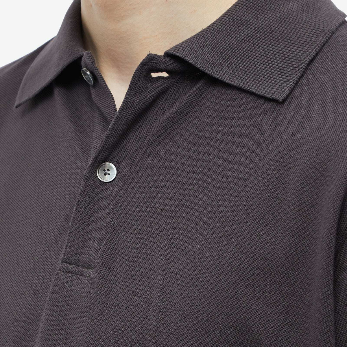 Lady White Co. Taupe Two-Button Polo for Men