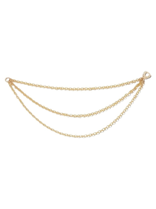 Photo: MARIA TASH 18K Yellow Gold Triple Chain Charm