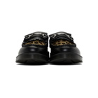 Dr. Martens Black and Tan Adrian Snaffle Loafers