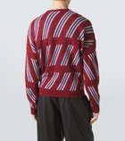 Giorgio Armani Striped wool, cashmere, and silk sweater