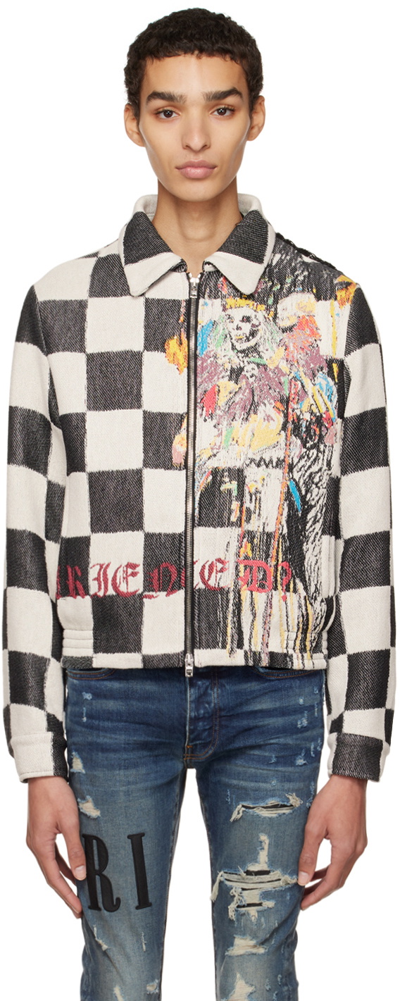 AMIRI Black & White Wes Lang Edition Sacrifices Jacket Amiri