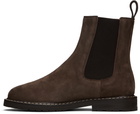 Legres Brown Suede Chelsea Boots
