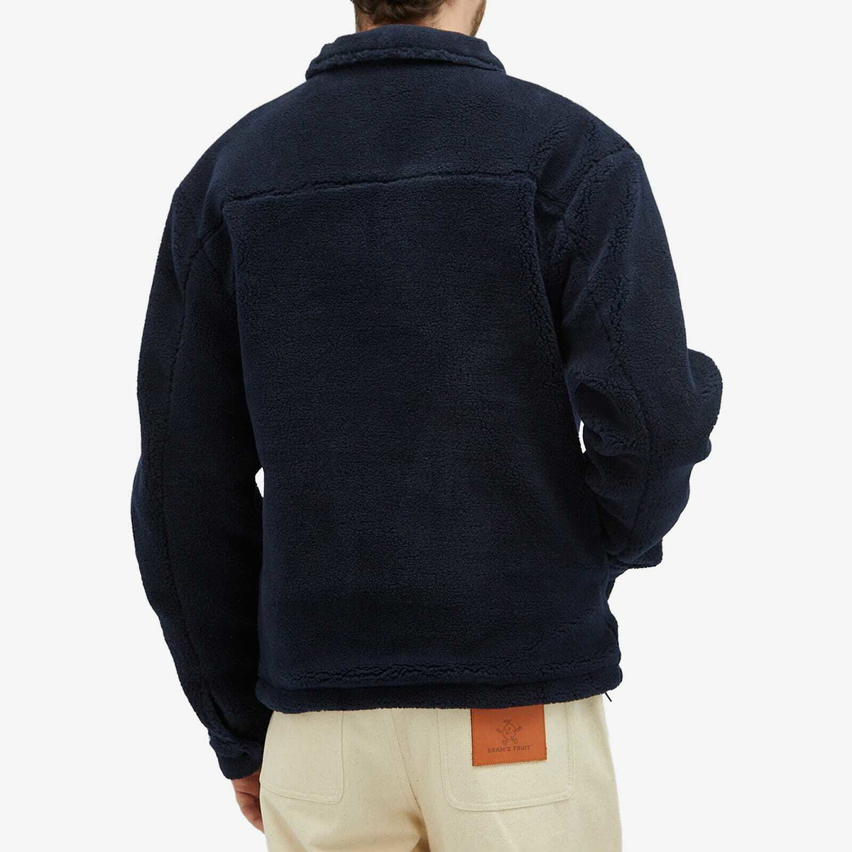 Bram's Fruit Men's Pullover Fleece Sweatshirt in Navy
