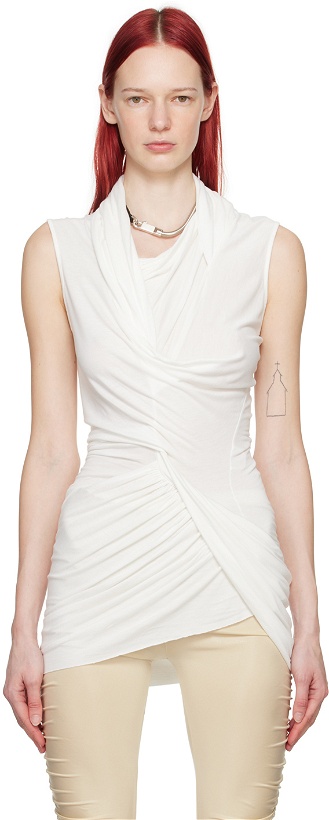 Photo: Rick Owens Lilies Off-White Magnetic Tank Top