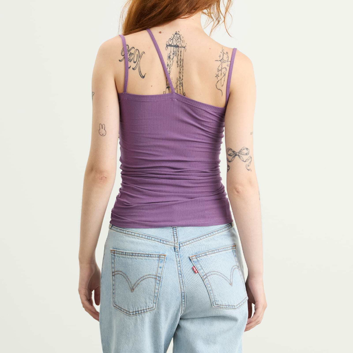 Baserange Women's Nida Tank Top in Venet Purple