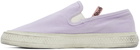 Acne Studios Purple Ballow Tumbled Slip-On Sneakers