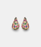 Roxanne First Happy Tears 14kt gold stud earrings with sapphires