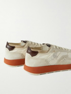 Berluti - Light Track Venezia Leather and Suede-Trimmed Mesh Sneakers - Neutrals