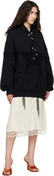 Collina Strada Black Soft Star Hoodie