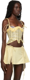 Nodress Yellow Daisy Ruffled Corset