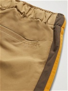 adidas Consortium - Human Made Belted Logo-Print Shell Shorts - Brown