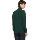 PS by Paul Smith Green Zebra Zip-Up Sweater