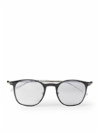 Montblanc - Round-Frame Acetate and Silver-Tone Sunglasses