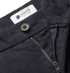 NN07 - Karl Slim-Fit Tapered Linen Trousers - Navy