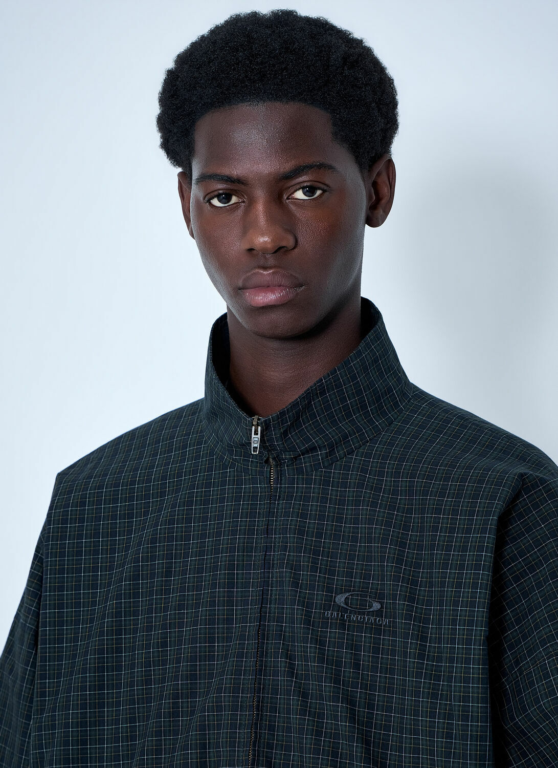 Balenciaga Checked Zip Jacket