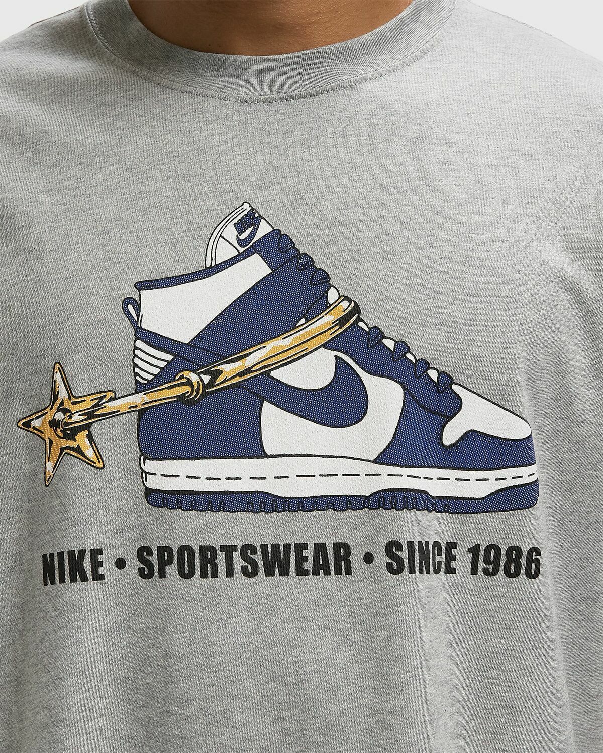 Nike TEE M90 OC VNTG Grey Mens Shortsleefe