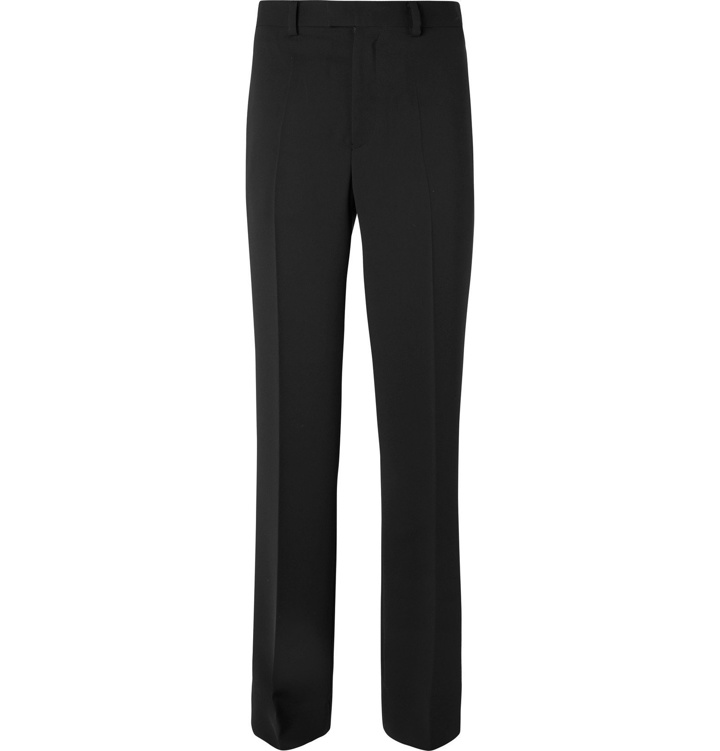 Photo: Undercover - Black Flared Crepe Trousers - Black