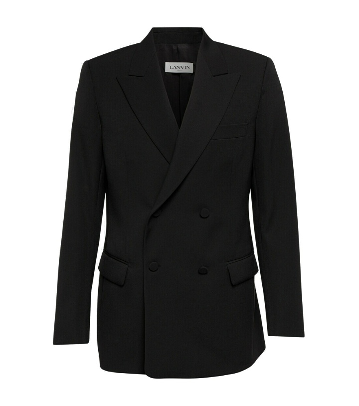 Photo: Lanvin - Double-breasted wool blazer