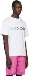 GCDS White Printed T-Shirt