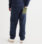 Universal Works - Loopback Organic Cotton-Blend Jersey Sweatpants - Blue