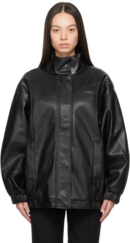 Photo: The Garment Black Mumbai Leather Jacket