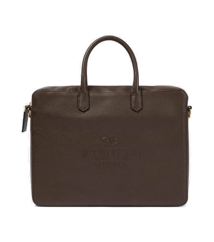Photo: Valentino Garavani Identity leather briefcase