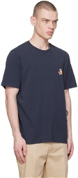Maison Kitsuné Navy Speedy Fox T-Shirt
