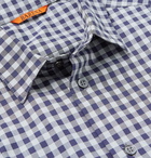 Barena - Coppi Slim-Fit Gingham Cotton Shirt - Blue