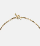 Octavia Elizabeth Bermuda Grass 18kt gold chain necklace with beryl and diamonds
