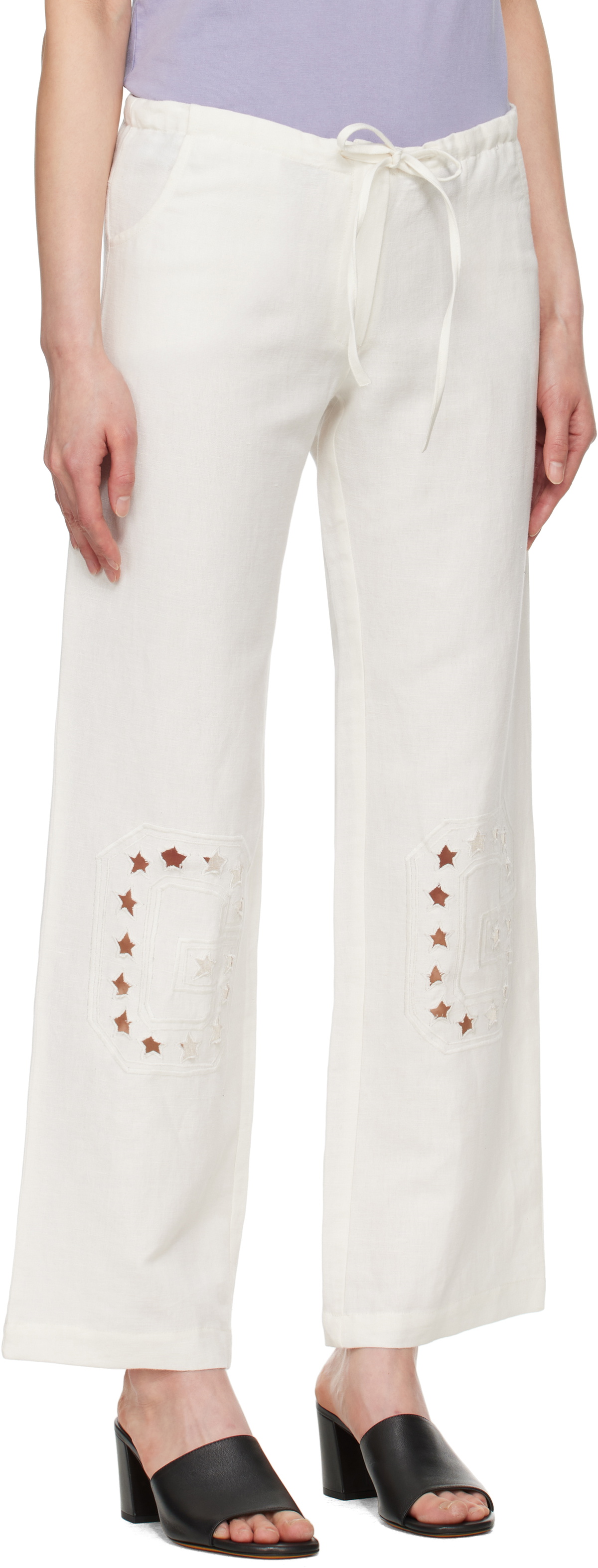 Gimaguas White Gima Lounge Pants