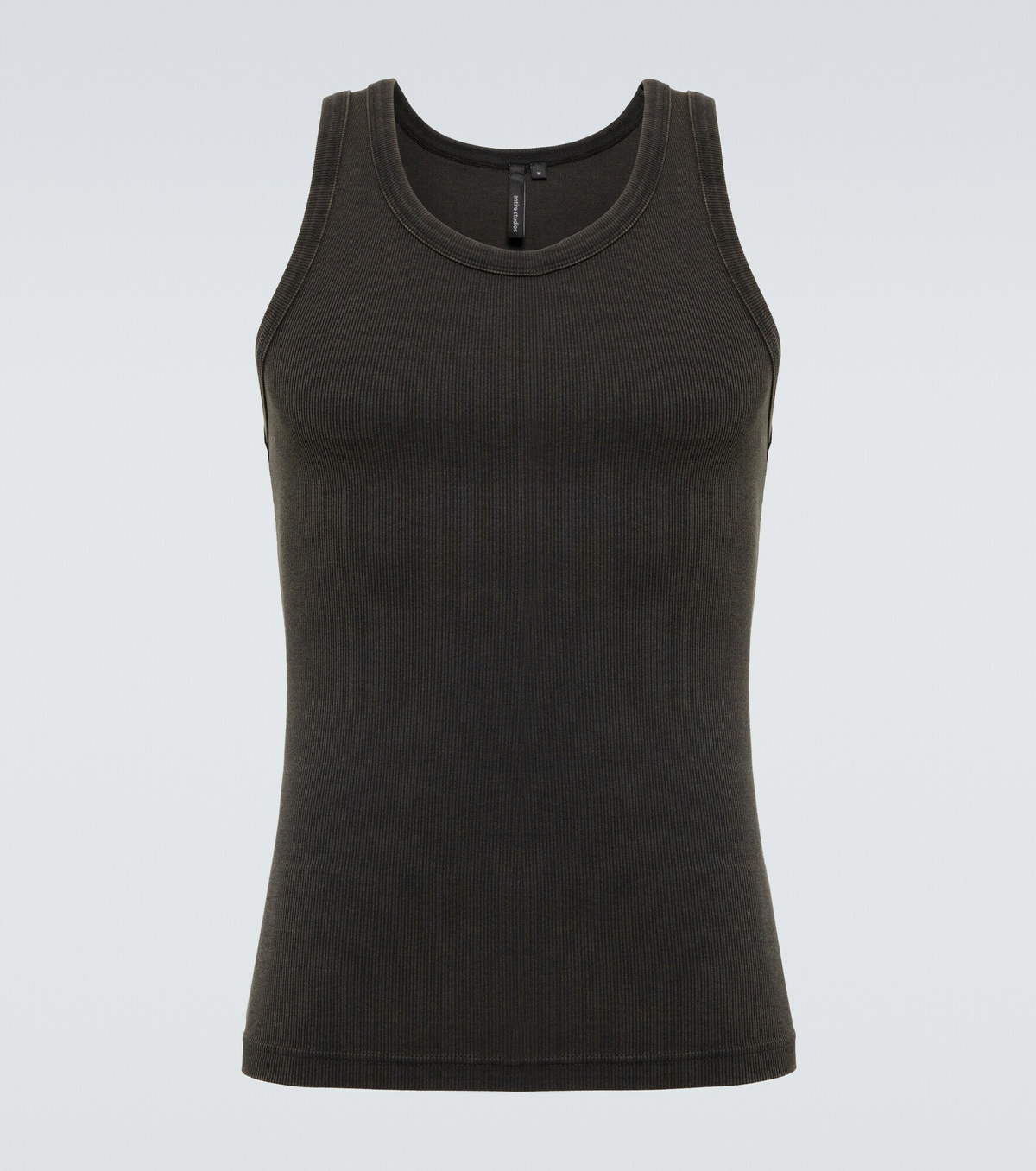 Rib cotton tank top - Entire Studios - Men