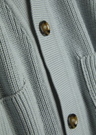 Lardini V-neck Knit Cotton Cardigan Light Blue