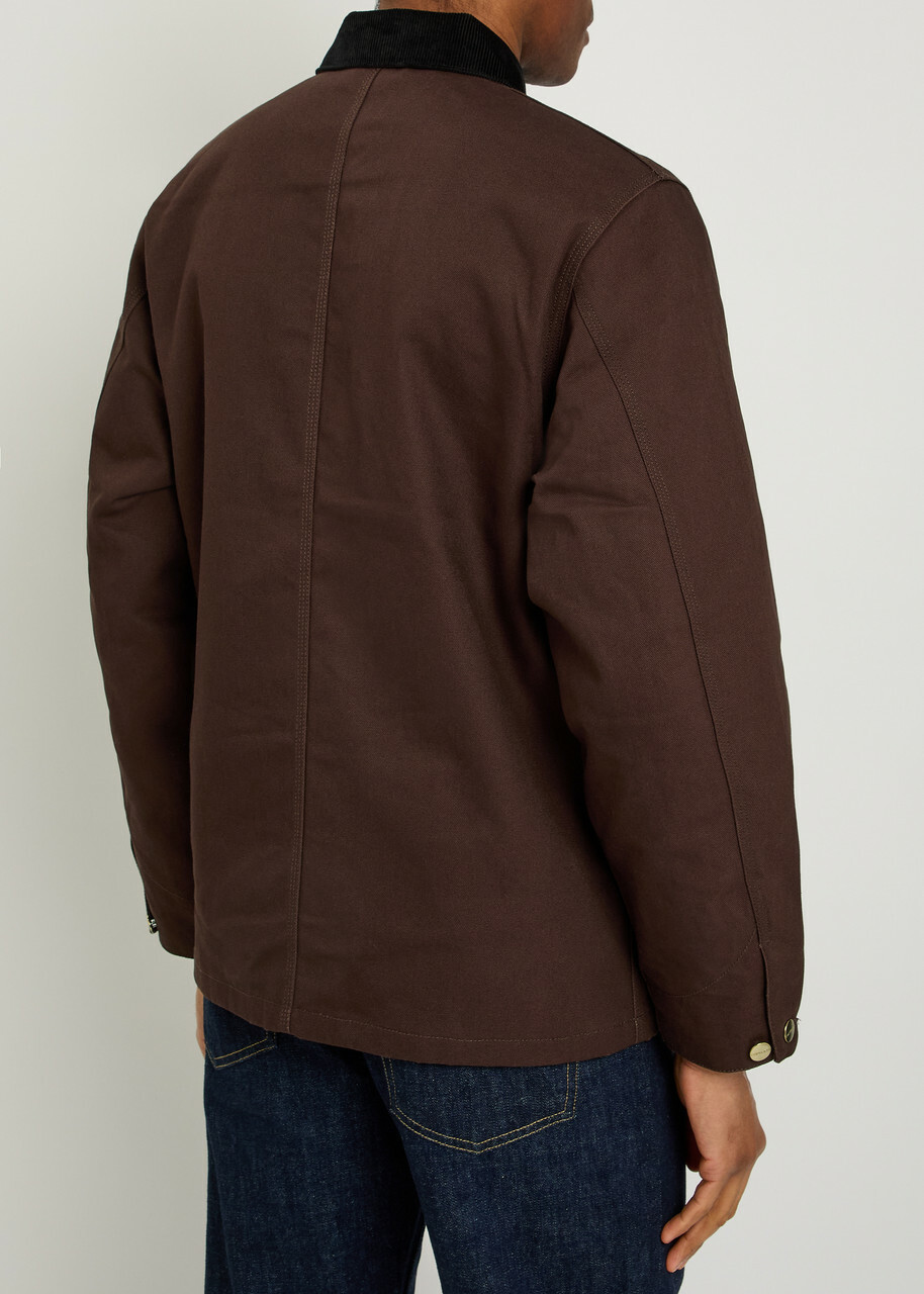 Carhartt Wip Michigan Canvas Jacket Burgundy