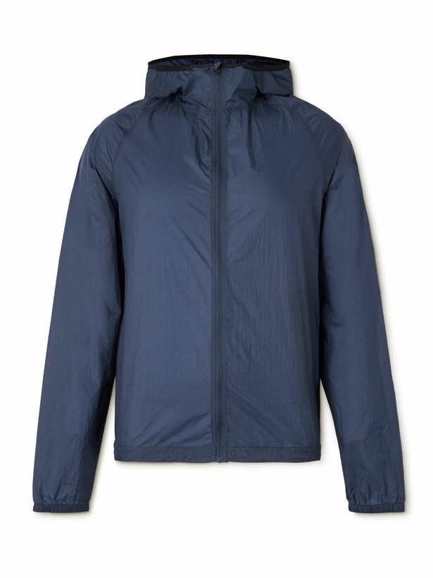 Photo: DISTRICT VISION - Milli Ultralight Ripstop Hooded Jacket - Blue