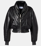 Givenchy Leather bomber jacket