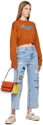 Marni Orange Crewneck Sweater