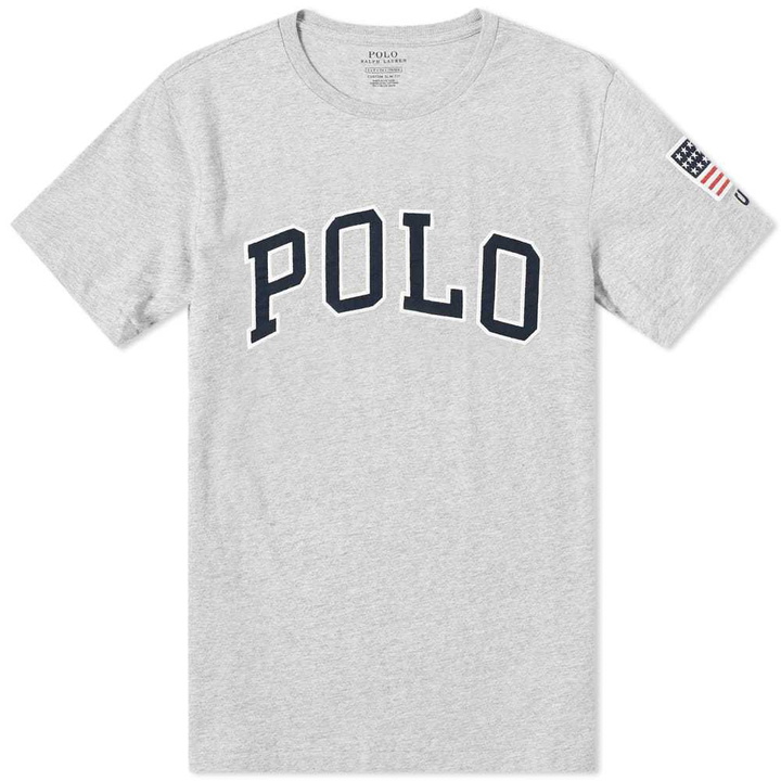 Photo: Polo Ralph Lauren USA Logo Crew Tee