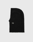 Y-3 KNIT HOOD Black Mens Balaclava