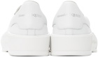 Alexander McQueen White Deck Skate Sneakers