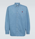 Ami Paris Ami de Cœur denim shirt