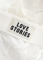 Love Stories Love Lace Panelled Soft-cup bra Off White
