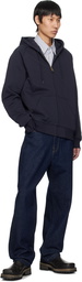 Carhartt Work In Progress Navy Chase Hoodie