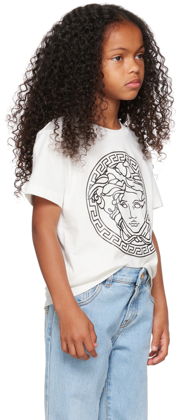 Versace Kids White Medusa T-Shirt Versace