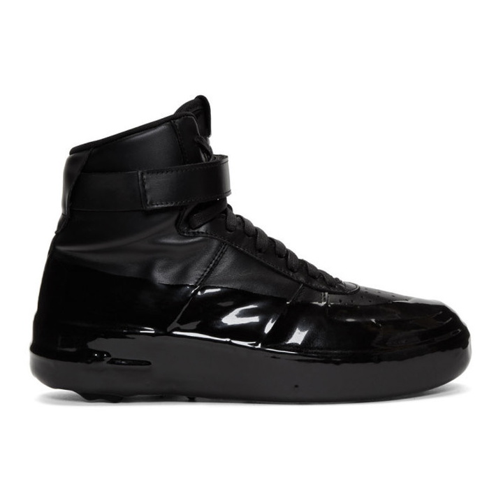 Photo: 424 Black Dipped High-Top Sneakers