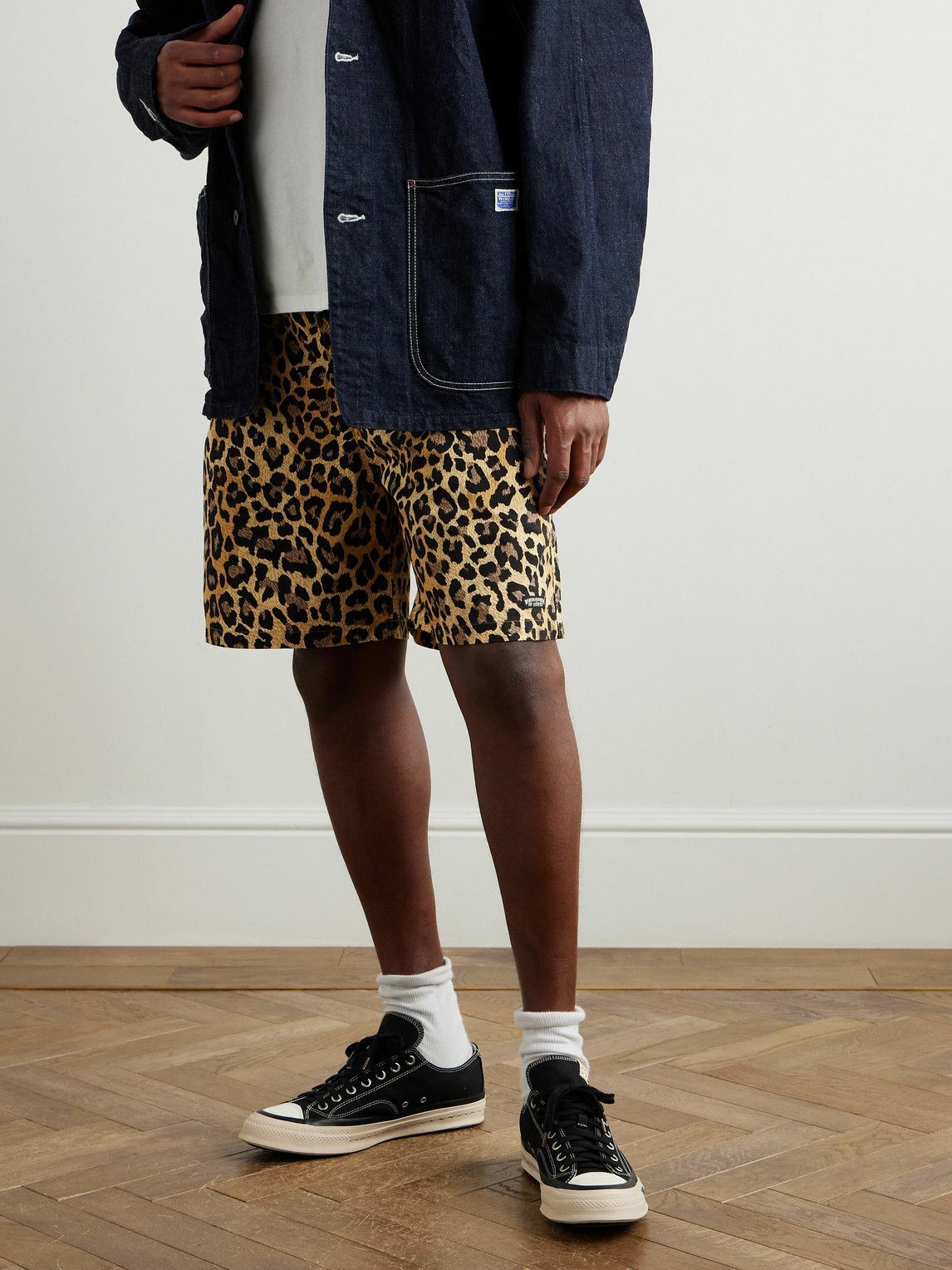 Visvim - Skagway Lo Leather-Trimmed Canvas Sneakers - Black