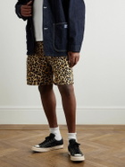 Visvim - Skagway Lo Leather-Trimmed Canvas Sneakers - Black